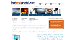 Desktop Screenshot of bestpreisportal.com